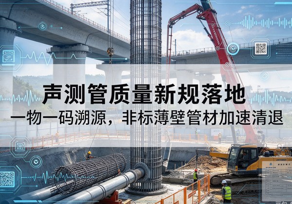 富蕴声测管质量新规落地，一物一码溯源，非标薄壁管材加速清退